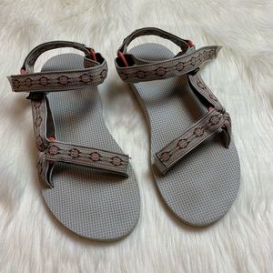 Teva Gray Peach Original Universal Sandals
